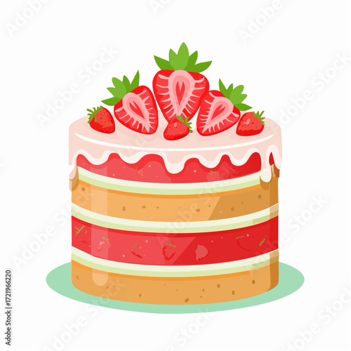 Erdbeertorte