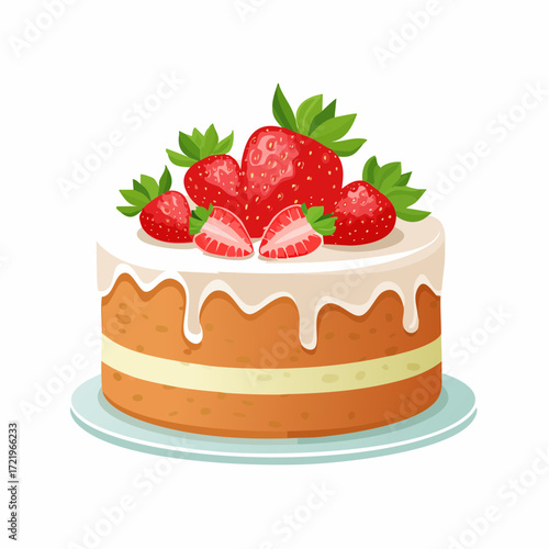 Erdbeertorte
