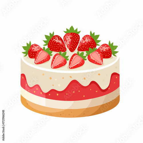 Erdbeertorte