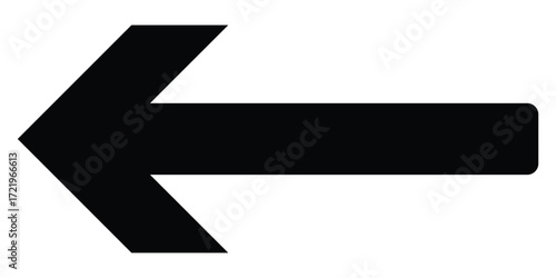 Black dark isolated pointing vector arrowhead icon on white background. Simple isolated black arrow icons. EPS 10. 