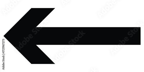 Black dark isolated pointing vector arrowhead icon on white background. Simple isolated black arrow icons. EPS 10. 