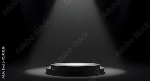 exhibition podium, black podium stand, podium for awards, product display podium, fashion show podium, luxury podium, modern podium, glossy black podium, matte black podium, stage podium vector, winne