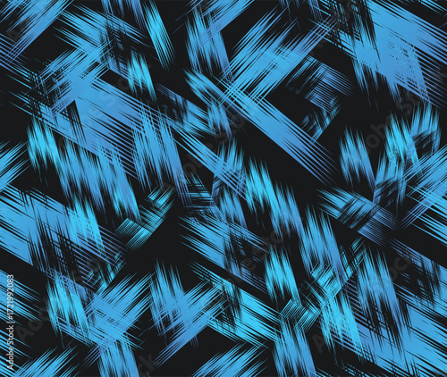 Seamless degrade stripe line pattern vector, Geometric degrade line Halftone pattern for Fabric and textile printing, sport jersey texture, wrapping paper background