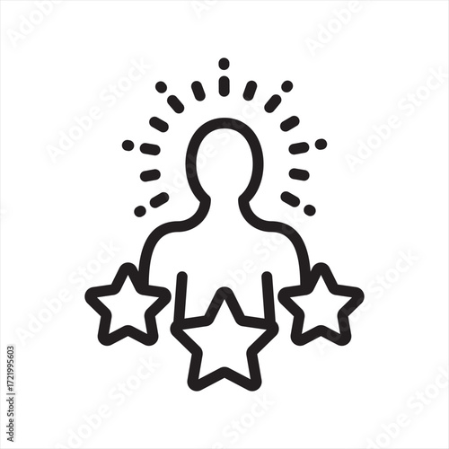 Self Respect simple line icon