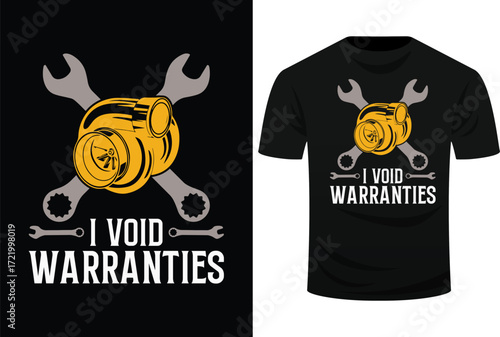 I void Warranties Gift - Car Mechanic Auto Repair Gift Svg Design