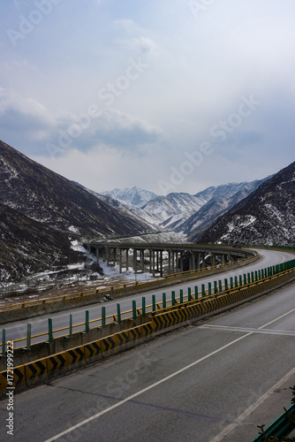 road to the snow mountain