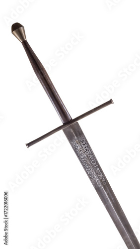 japanese sword isolated on white