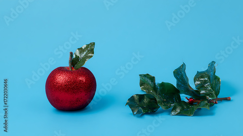 red apples on the table
