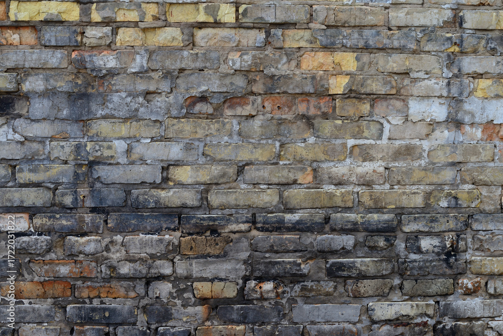 Obraz premium Old weathered brick wall background