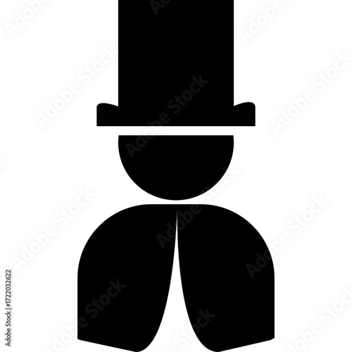 Vector silhuette of man