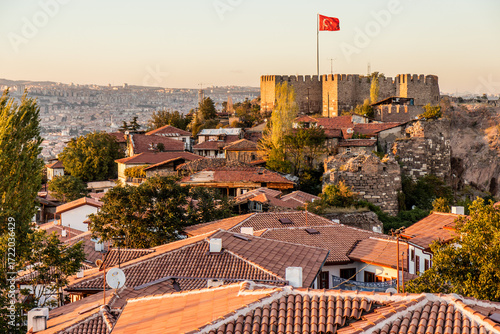 Cuadro en lienzo Castle in Ankara, capital of Turkey