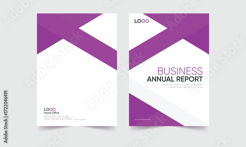 yearly annual report cover, creative brochure cover, booklet, brochure cover vector