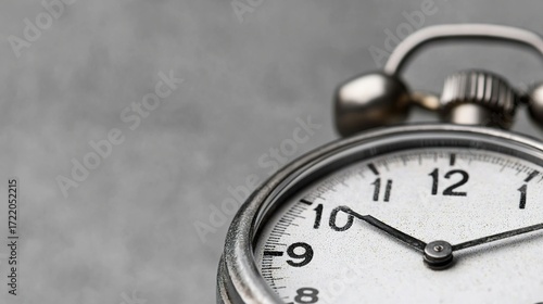 Stopwatch button texture, rubberized grip, metallic click 