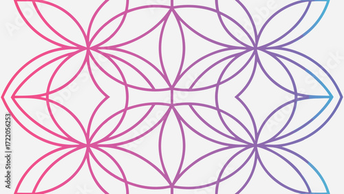 Abstract seamless gradient mesh pattern smooth flowing geometric shapes subtle color transition background