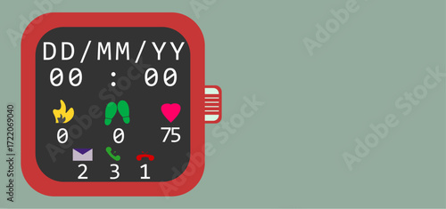 Watch Face – a stylish, customizable dial for smartwatches and fitness apps. Track time, workouts, and activity with elegance. Combines functionality, minimalism, and modern design for everyday use