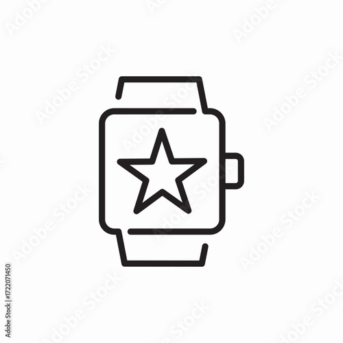İcon vector star watch 