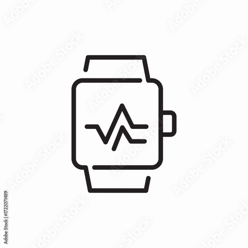 İcon vector watch heartr attack 