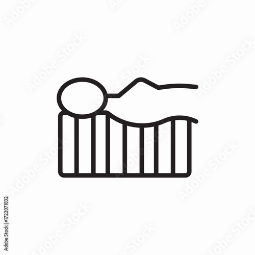İcon vector mattress rest relaxation 
