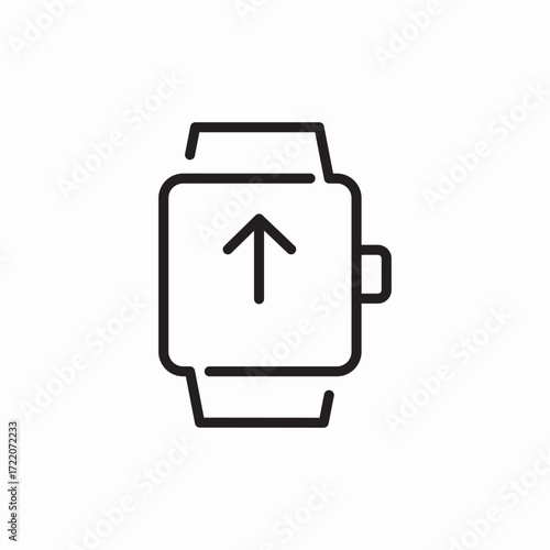 Icon vector  hand watch