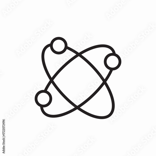 Icon vector galaxy planet