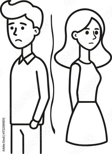Divided Moments, Emotional Distance, Together Apart, Silent Disconnect