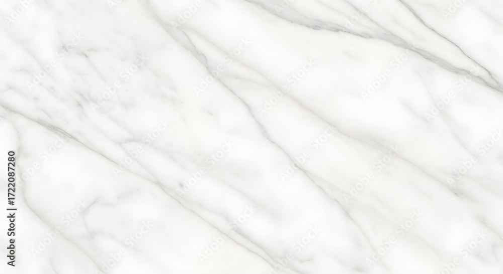 Obraz premium A high-resolution white marble texture background with natural gray veining, perfect for use in interior design, architecture, digital projects, and elegant visual presentations requiring a classic lo