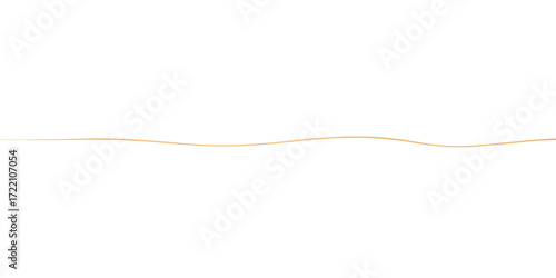 Golden Thread: Delicate, simple, and abstract, this image presents a solitary golden thread, elegantly curved against a pristine, clean backdrop.