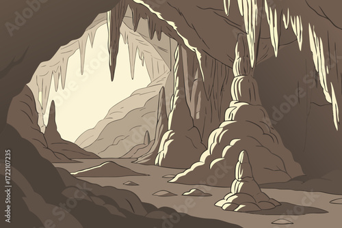 Black Chasm Cavern in California, rare helictite formations twisting in every direction
