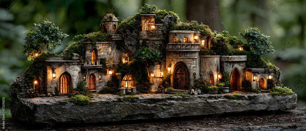Fototapeta premium Amazing fairy house
