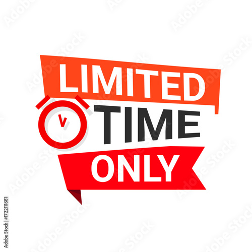 Limited Time Only Offer Promotion Banner