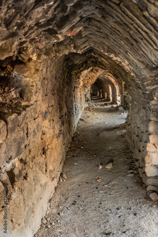 Obraz premium Passageway through fortification walls of Diyarbakir, Turkey