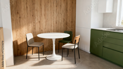modern dining room interior
