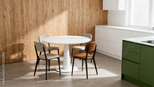 modern dining room interior