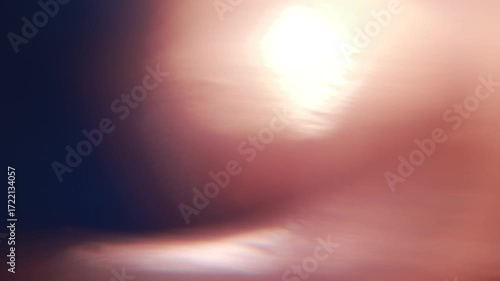 Autumn sun rays in abstract video