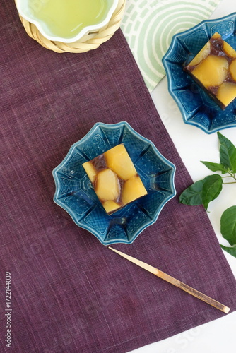 秋の和菓子　栗羊羹