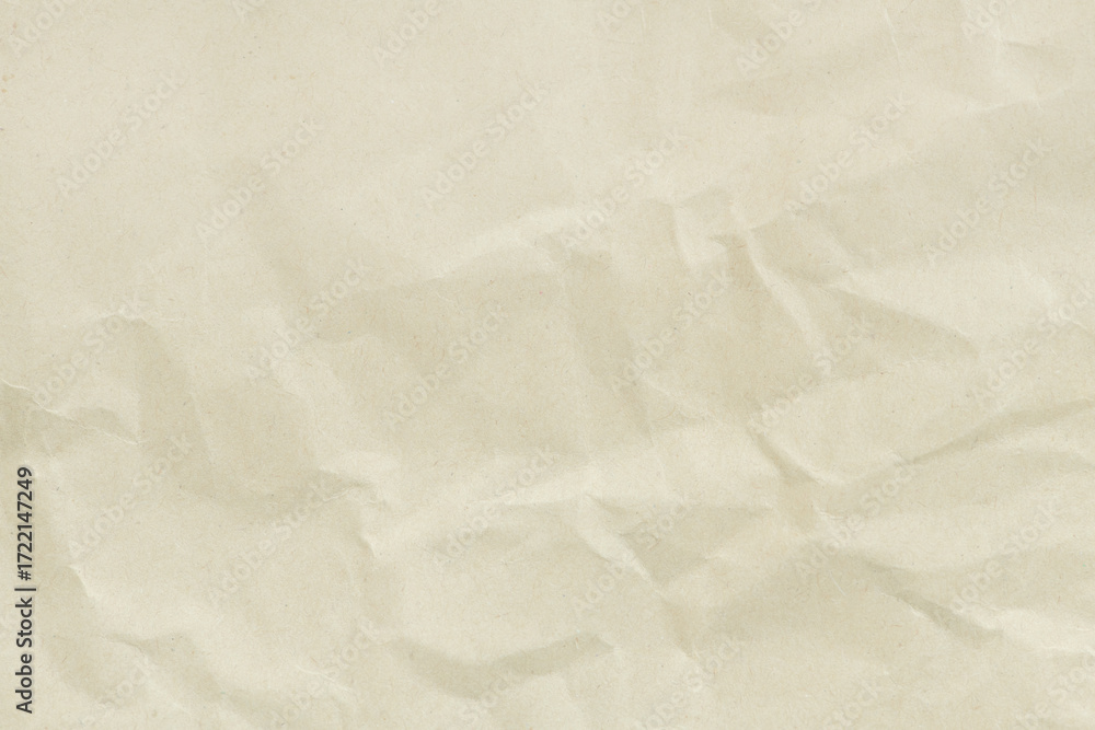 Obraz premium Brown background old crumpled paper texture