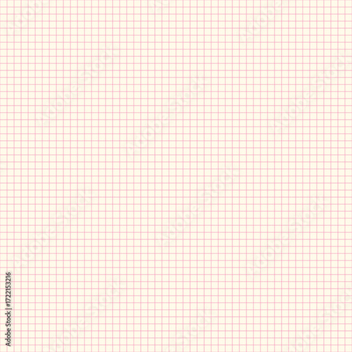 Grid paper. Abstract squared background with color graph. Geometric seamless pattern for school, wallpaper, textures, notebook. Lined blank on transparent background.