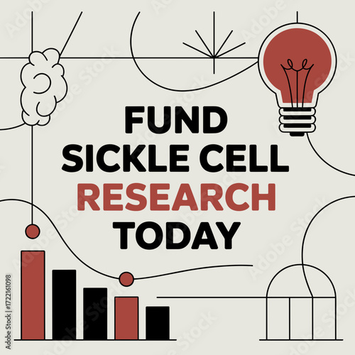 Fund Sickle Cell Research Today Poster