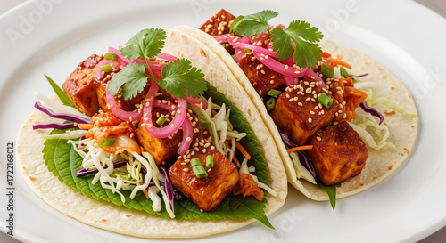korean tofu tacos 