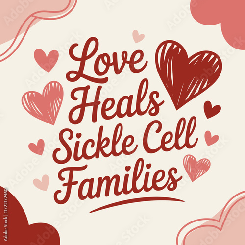 Love Heals Sickle Cell Families Poster