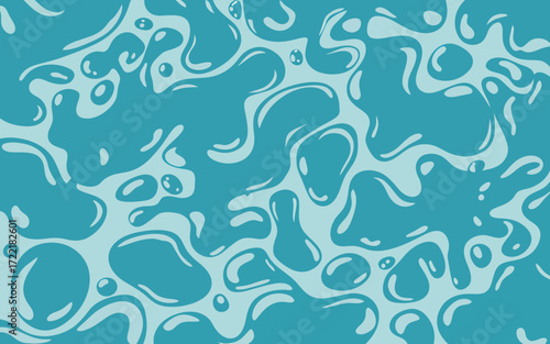 Abstract water droplet seamless repeating pattern design