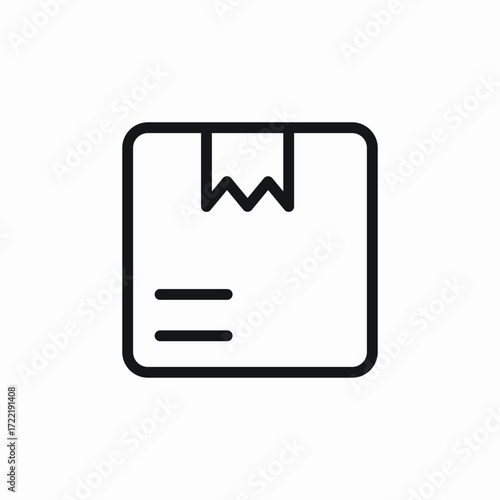 box delivery package icon sign vector