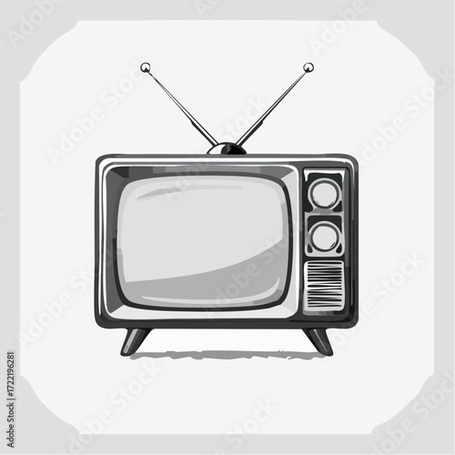 retro tv set