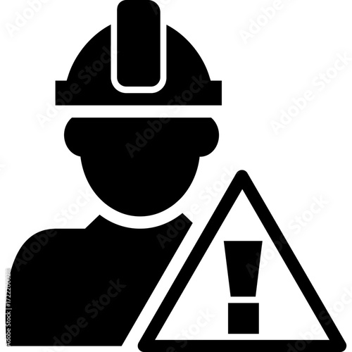 vector illustration of a man contractor 