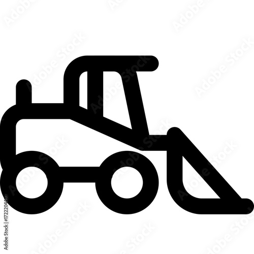 Bulldozer vector ilustration 