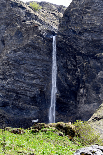 Der Piltschinabachfall an der Wasserfallarena von Batöni, Mels, Kanton St. Gallen