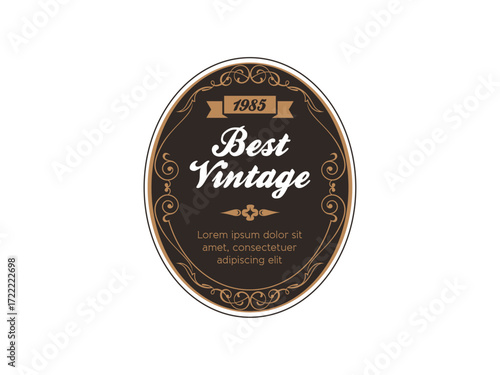 set of vector labels for design