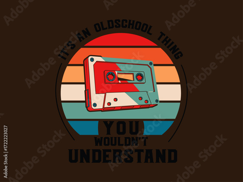 retro music background