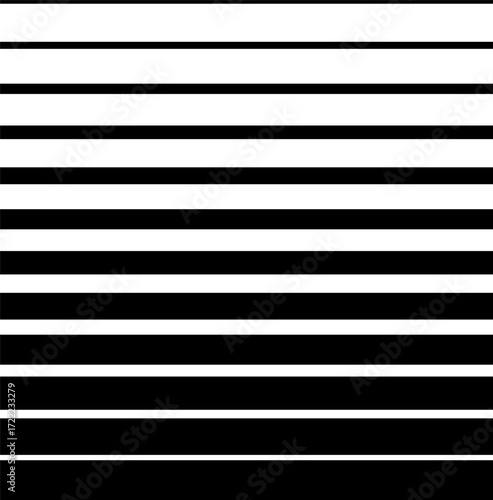 Halftone random horizontal straight parallel lines, stripes pattern and background