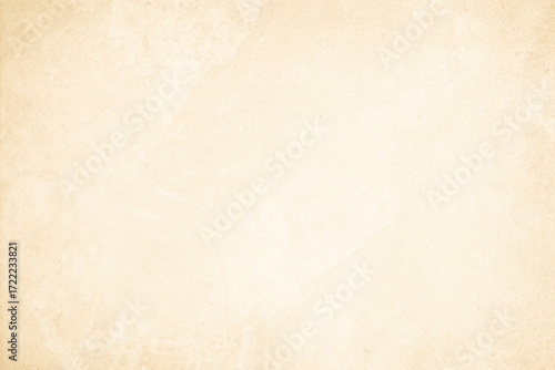 Colour old concrete wall texture background. Close up retro plain cream color cement wall background texture. Design paper vintage parchment element.	